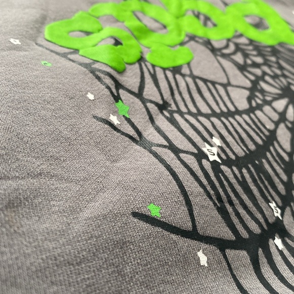 Sp5der Wait Web Hoodie color slate gray - Picture 4 of 4